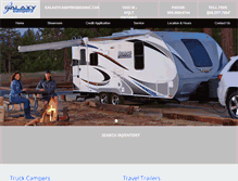 Tablet Screenshot of galaxycampers.com